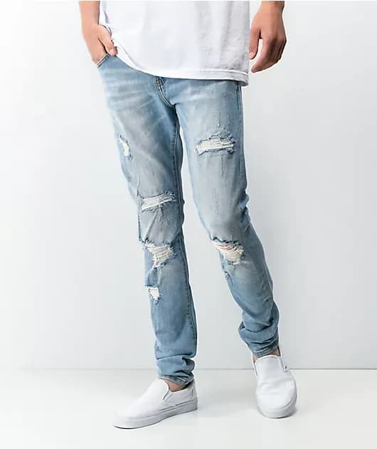 Crysp Atlantic Blue Skinny Jeans — image 1 of 1