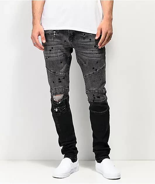 Crysp Denim Montana Black Dip Dye Denim Jeans — image 1 of 1