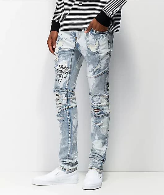 Crysp Montana Scribbles Denim Jeans — image 1 of 1