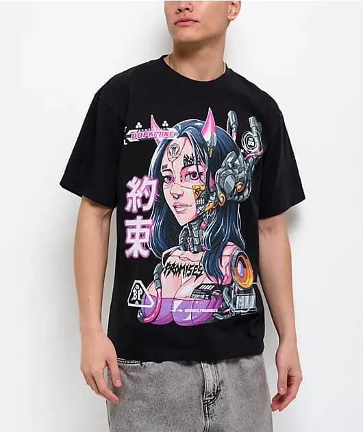 Cyborg Black T-Shirt — image 1 of 1