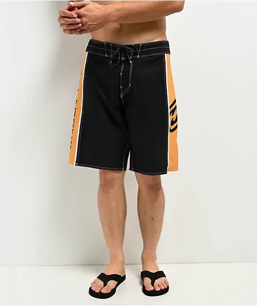 D Bah 2.0 Pro Black Gold Board Shorts — image 1 of 1