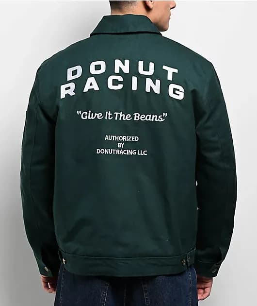 Donut Give It The Beans Green Work Jacket — image 1 of 1