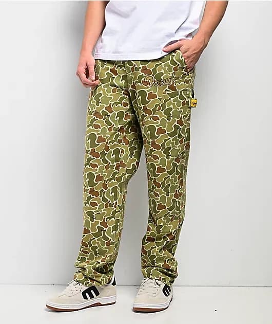 Donut Wrench Double Knee Camo Carpenter Pants — image 1 of 1