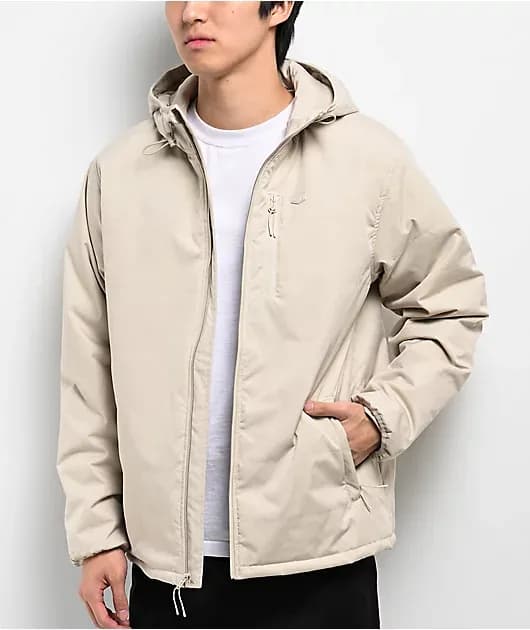 Egress Quilted Natural Hooded Jacket — image 1 of 1