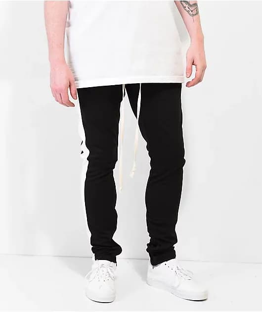 EPTM Black White Track Pants — image 1 of 1