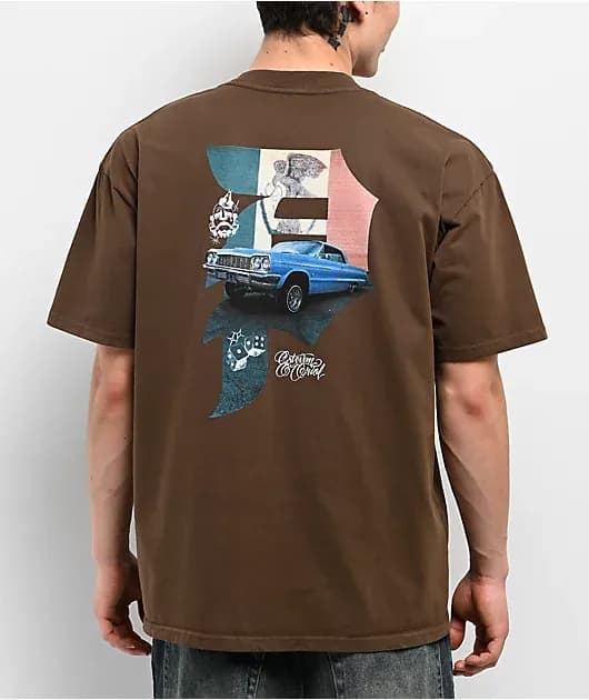 Estevan Oriol Dirty P Brown T-Shirt — image 1 of 1