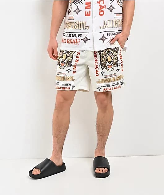 Everyday Hybrid White Shorts — image 1 of 1