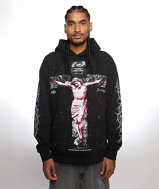 EVIL VICE Forgiven Black Hoodie — image 1 of 1