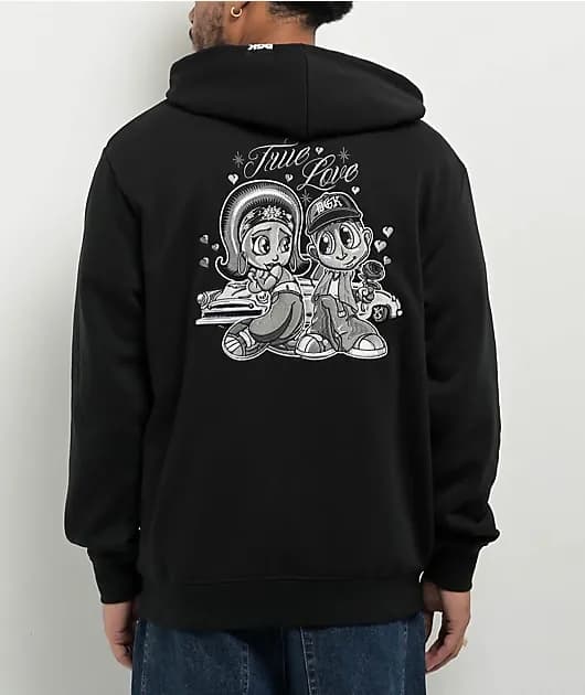 Fool You Black Zip Hoodie — image 1 of 1