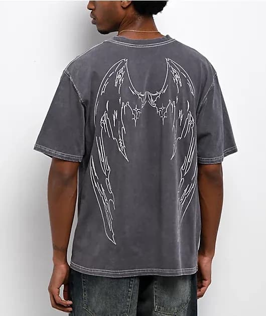 Freak Boy Grey Wash T-Shirt — image 1 of 1