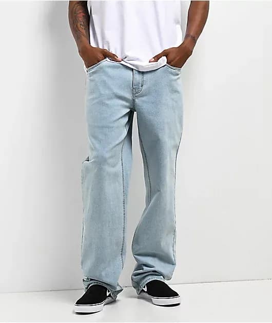 Freeworld Light Blue Denim Relaxed Fit Jeans — image 1 of 1