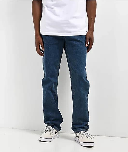 Freeworld Skinny Dark Blue Denim Jeans — image 1 of 1