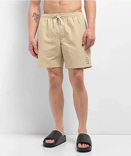 Graffiti Floater Natural Board Shorts — image 1 of 1