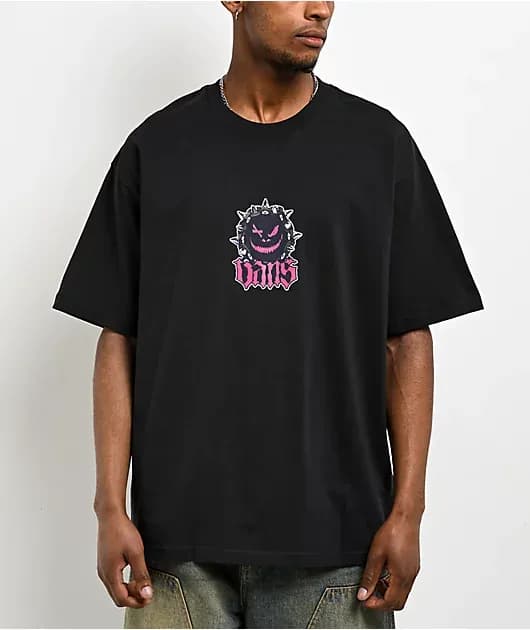Happy Spike Black T-Shirt — image 1 of 1