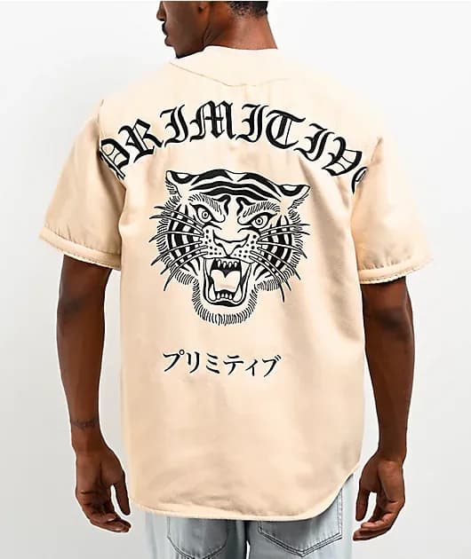 Hiro Cream Baseball Jersey — image 1 of 1