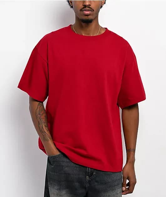 Portal Red Boxy T-Shirt — image 1 of 1