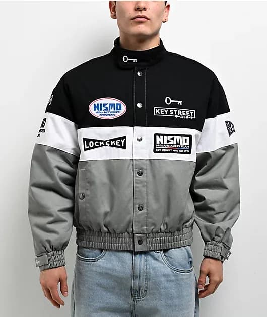 NISMO Motorsport Black, White Grey Racing Jacket — image 1 of 1