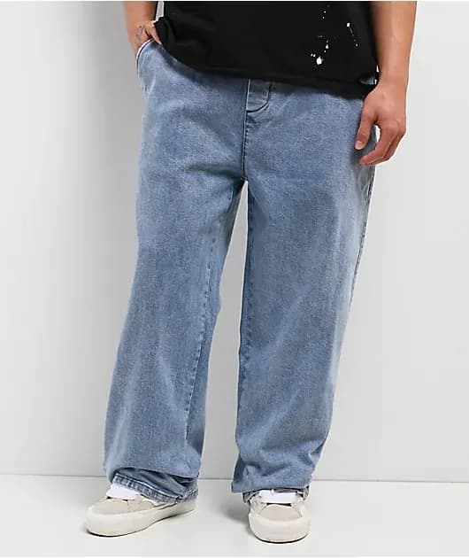 KREW Original K-Loose Slacker Vintage Blue Jeans — image 1 of 1