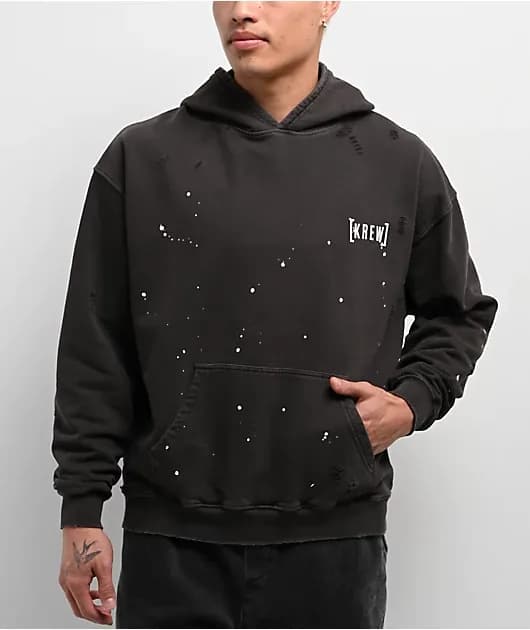 KREW Ripper Faded Grey Hoodie — image 1 of 1