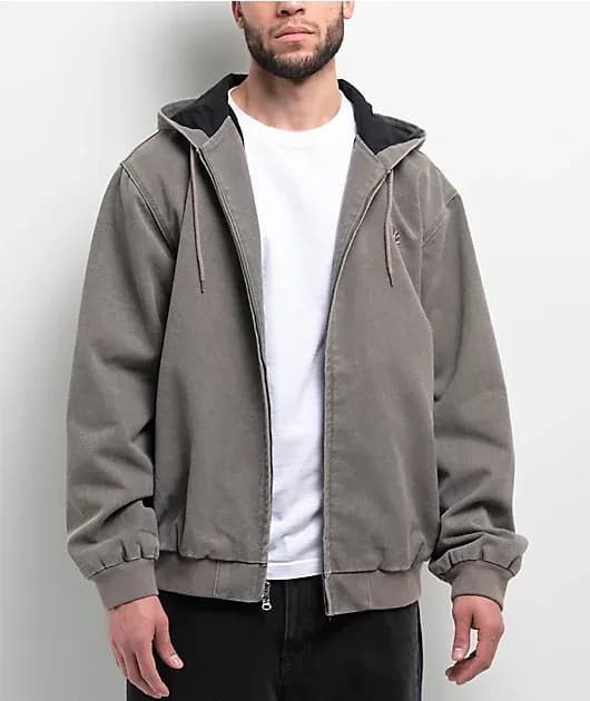 Labor Black Pigment Wash Canvas Jacket — image 1 of 1