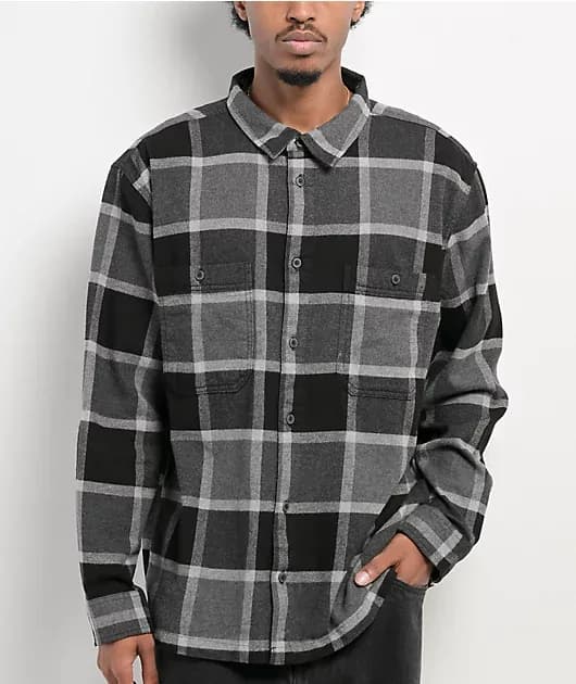 Larkspur Black Flannel Shirt — image 1 of 1