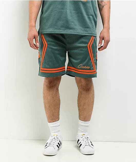 Legacy Green Mesh Shorts — image 1 of 1