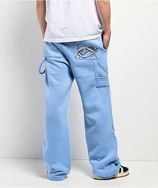 Light Blue Carpenter Sweatpants — image 1 of 1