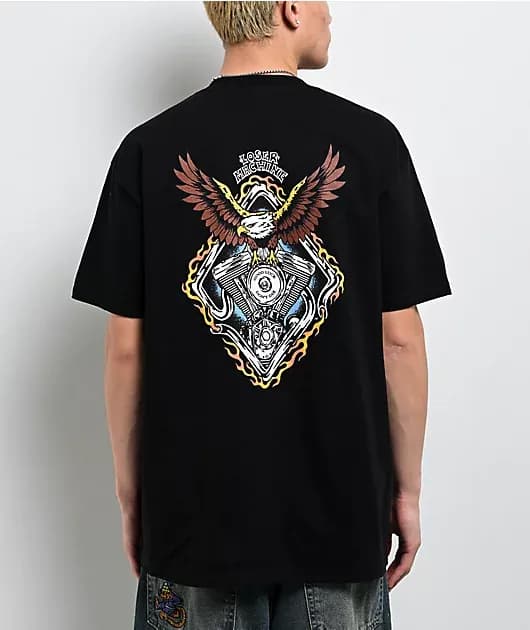 Loser Machine Master Cylinder Black T-Shirt — image 1 of 1