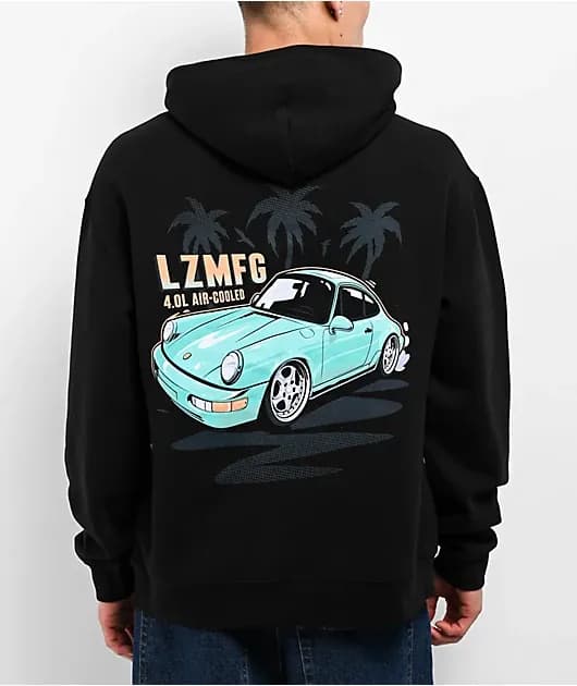 LZMFG Toon Black Hoodie — image 1 of 1
