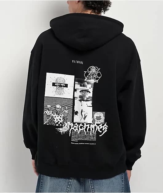 Machines Black Hoodie — image 1 of 1
