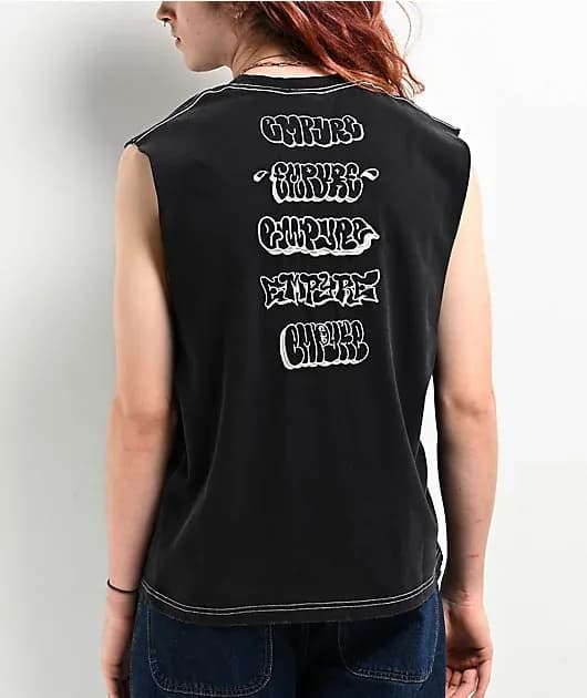 Megalodon Black Muscle Tank Top — image 1 of 1