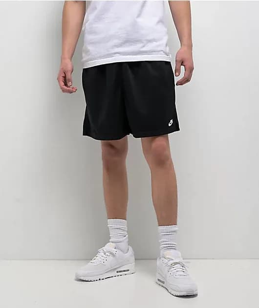 Mesh Flow Black Shorts — image 1 of 1