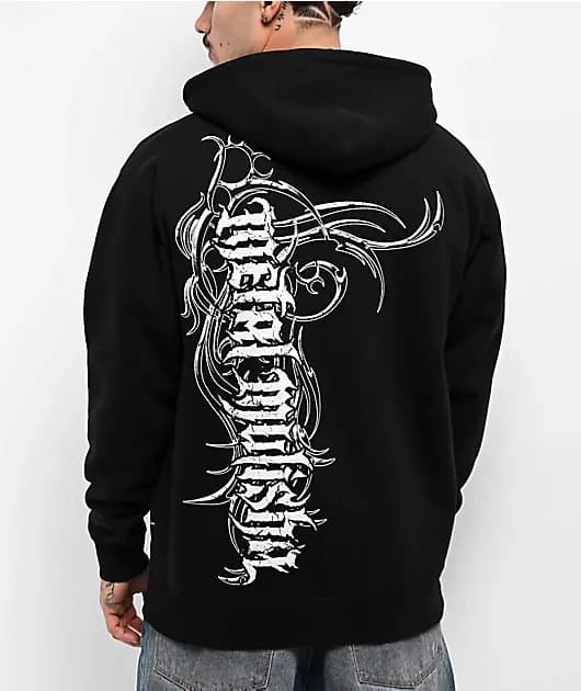 Metal Mulisha War Paint Black Zip Hoodie — image 1 of 1