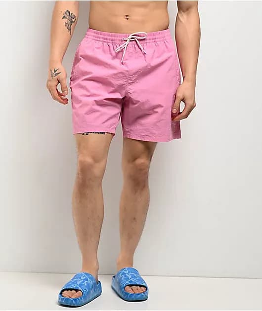 Ollie Pink Board Shorts — image 1 of 1