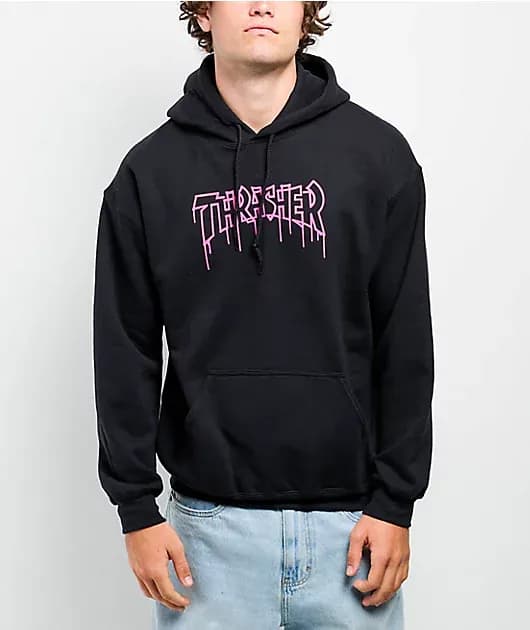 Outliner Black Hoodie — image 1 of 1