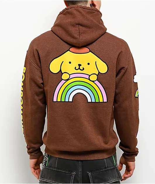 Over The Rainbow Brown Hoodie — image 1 of 1