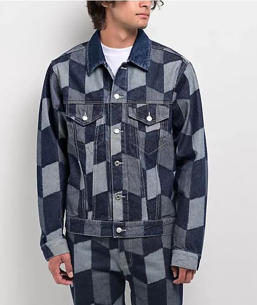 Patchwork Blue Denim Jacket — image 1 of 1