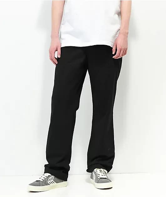 Poler Campo Black Chino Pants — image 1 of 1