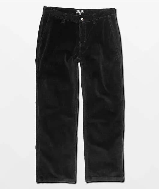 Poler Chort Black Corduroy Pants — image 1 of 1