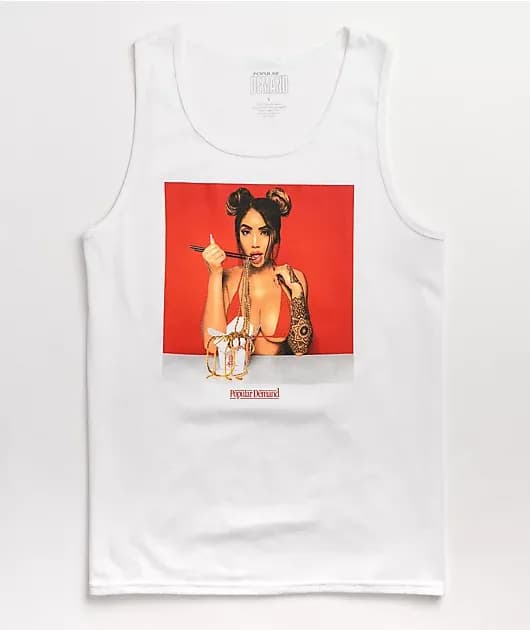 Popular Demand Takeout White Tank Top — image 1 of 1