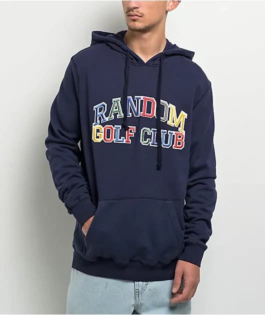 Random Golf Club Collegiate Navy Hoodie — image 1 of 1