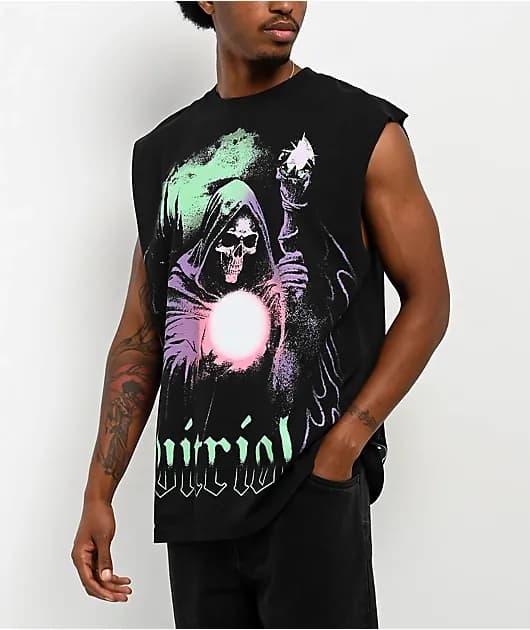 Reaper Fantasy Black Tank Top — image 1 of 1