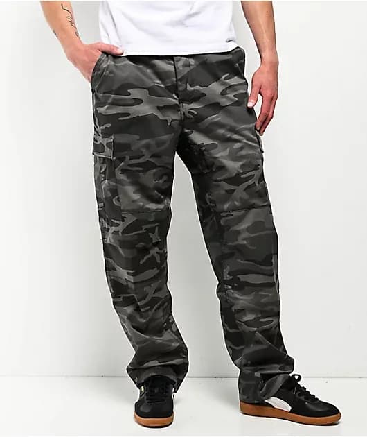 Rothco Black Camo Cargo Pants — image 1 of 1