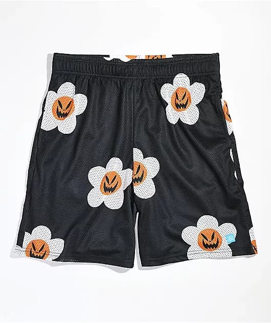 Salem7 Ghoulfriend Black Mesh Shorts — image 1 of 1