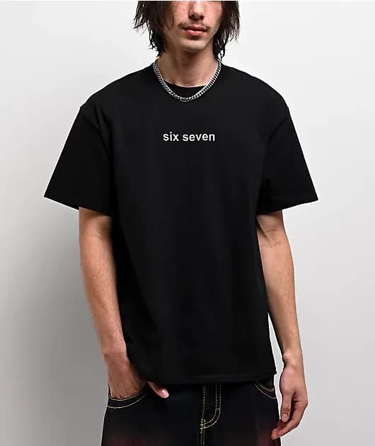 Six Seven Black T-Shirt — image 1 of 1