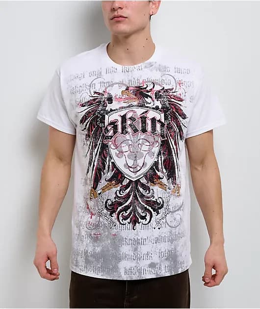 Skin Industries Edge White T-Shirt — image 1 of 1