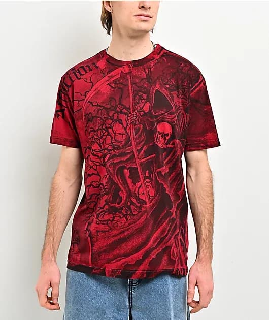 Solemn Twilight Red T-Shirt — image 1 of 1