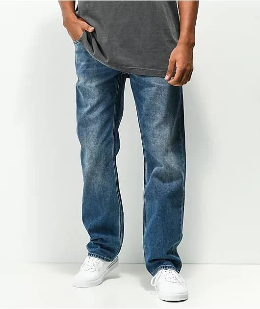 Solver Broken Blue Denim Jeans — image 1 of 1