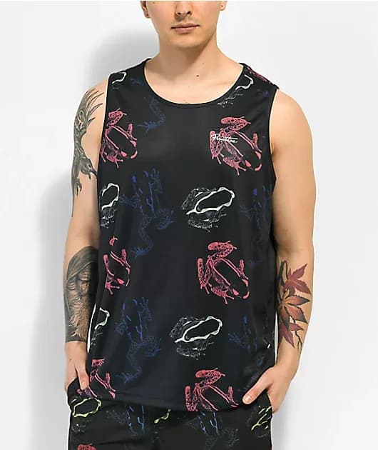 Sonora Frog Black Tank Top — image 1 of 1