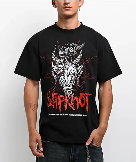 Spit It Out Black T-Shirt — image 1 of 1